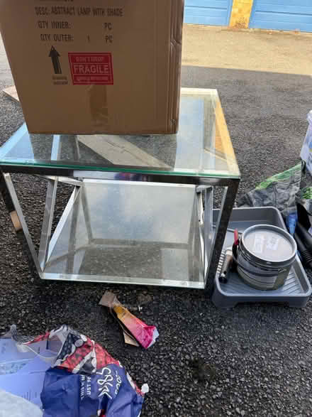 Photo of free Glass side table (SE25 6) #1