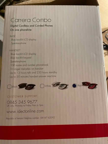 Photo of free Landline phone and cordless phone pair (Talbot Village BH10) #3