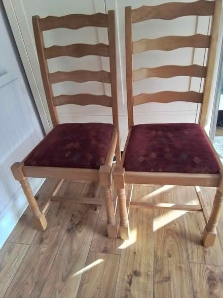 Photo of free Ladder back chairs (Sheffield South S8 8QB) #2