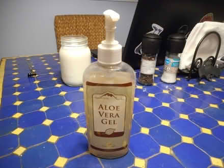 Photo of free bottle of aloe vera gel #1