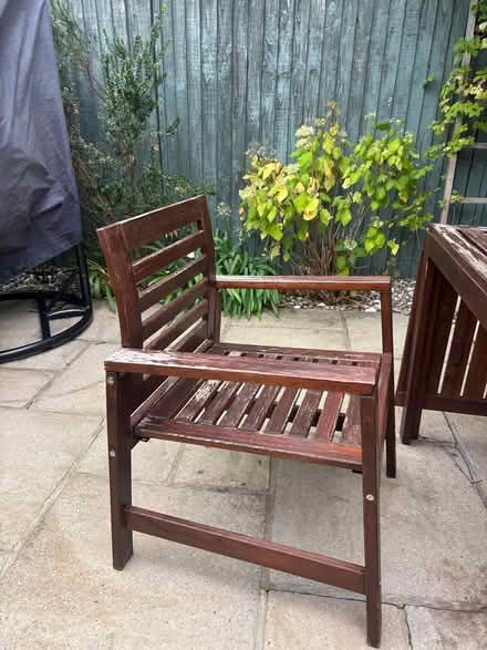 Photo of free Three garden chairs (Fulham SW6) #1