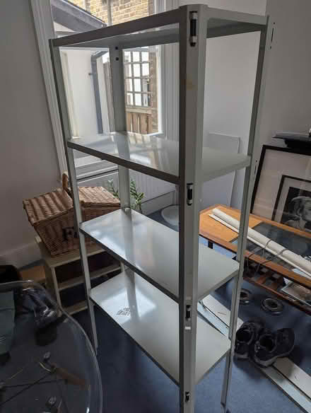 Photo of free Metal shoe shelves (Shepherds bush) #1