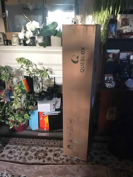 Photo of free Sturdy, tall cardboard box (furze hill) #1