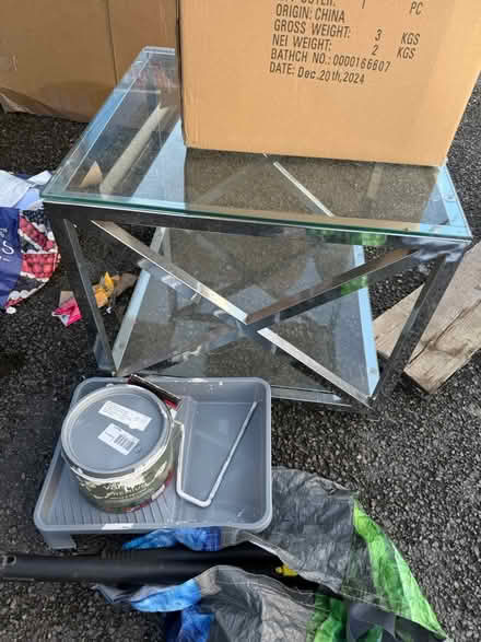 Photo of free Glass side table (SE25 6) #3