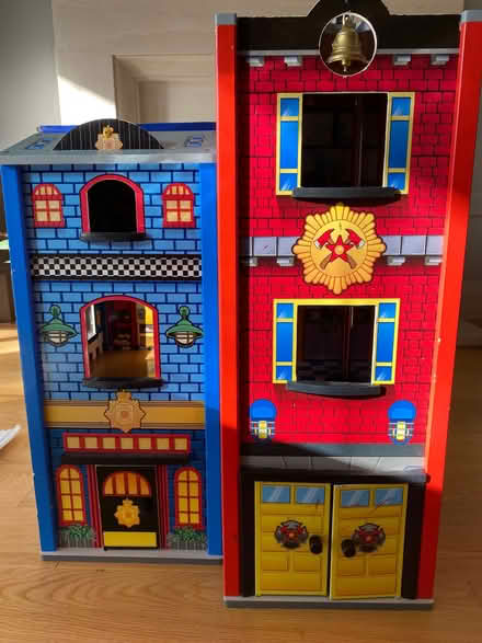 Photo of free Large toy wooden emergency station (Highway SL6) #4