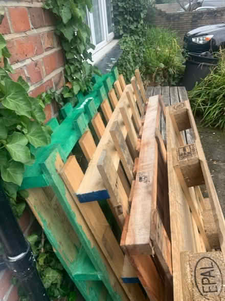 Photo of free Wooden pallets (4) (Hampton Hill) #1