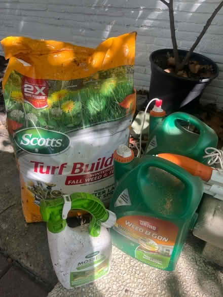 Photo of free Lawn feed/seed, crab grass spray (Philadelphia/South Jersey) #1