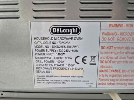 Photo of free Microwave (Uxbridge ub8) #3