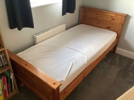 Photo of free Single bed with mattress (Elmdon Heath B92) #1