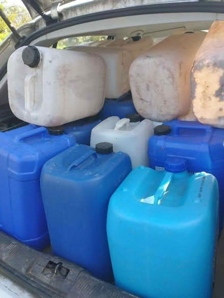 Photo of free Plastic Jerry Cans (Castlemorton Common WR13) #1