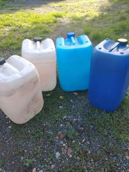 Photo of free Plastic Jerry Cans (Castlemorton Common WR13) #3