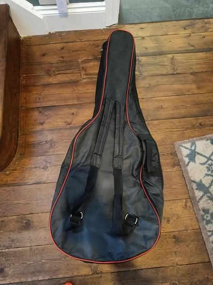 Photo of free Beginners guitar w/ case, stand etc (GU2 Stoughton) #3