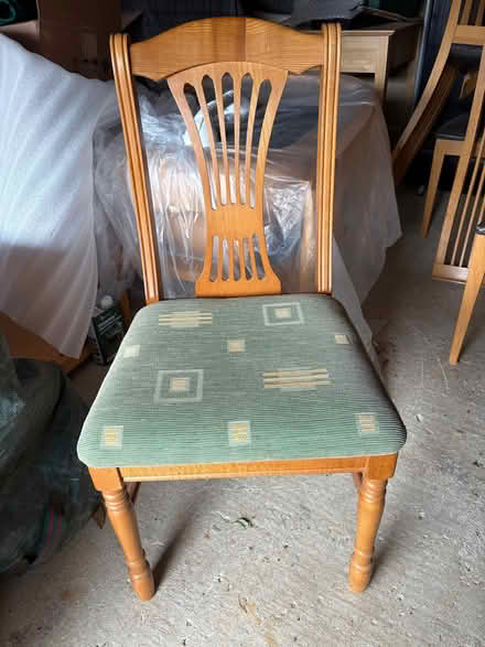 Photo of free Oak upholstered dining chair (Cam GL11) #1