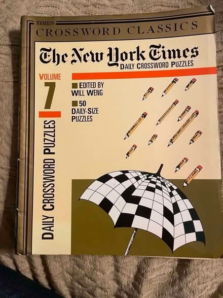 Photo of free NY Times Crossword Puzzles Book (Petworth) #1