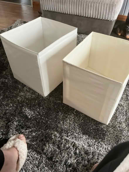 Photo of free Two ikea storage boxes (Panshanger AL7) #1