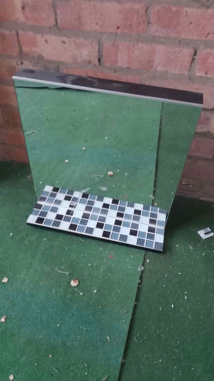 Photo of free Small bathroom mirror 40cm x 40cm (Cranfield MK43) #1