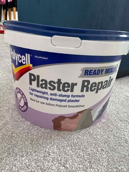 Photo of free 2.5L Tub of Plaster Repair (Longfleet BH15) #1