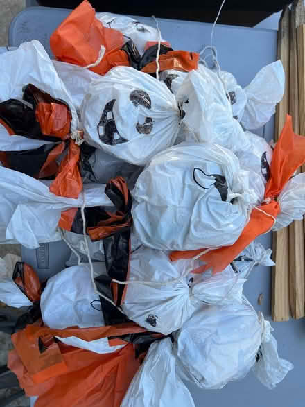 Photo of free Several ghost hanging stuffed bags (Downers Grove) #1