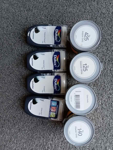 Photo of free Tester pots, shades of white. (Hillsborough S6) #2