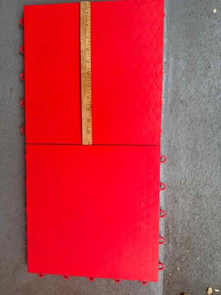 Photo of free Red plastic “Dance Floor” 100 piece (Berkeley border—near Telegraph) #1