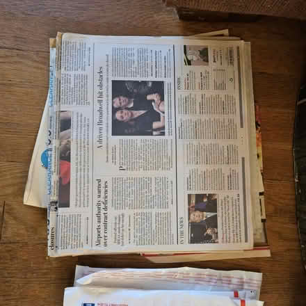 Photo of free Newspaper - Packing/moving (20722 - near Peace Cross) #1