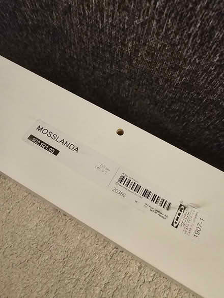 Photo of free Unused 115cm IKEA shelf - Mosslanda (NW9) #1