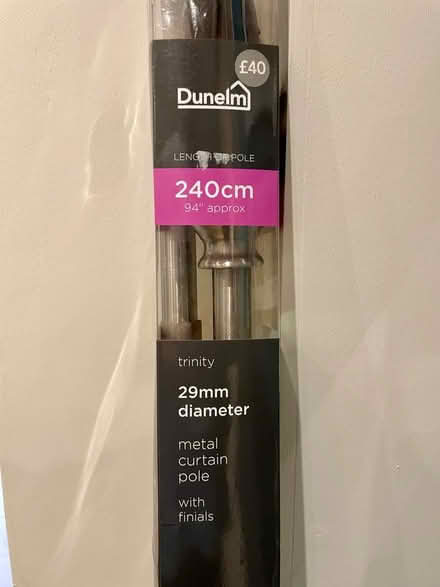 Photo of free Curtain pole - Silver - 240cm (Amersham HP7) #1