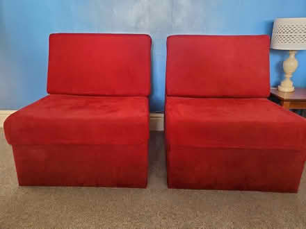 Photo of free 2 single sofa beds (Crosby Merseyside) #1