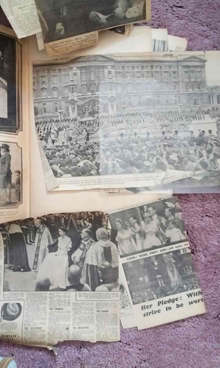 Photo of free coronation scrap book (Barford, near Warwick) #3