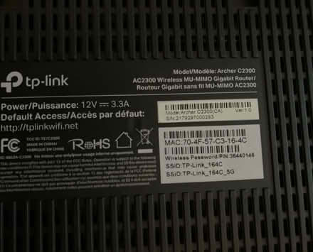 Photo of free TP-Link Router – Archer C2 300 (St Clair and Avenue Road) #2