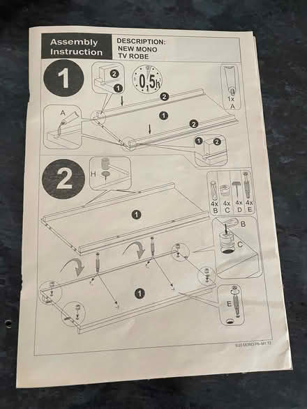 Photo of free Tv wardrobe storage high gloss (Halls Green CM19) #3