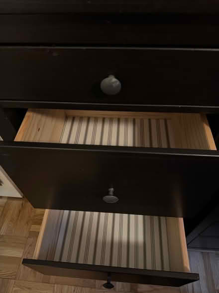 Photo of free 2 black ikea hemnes 5 drawer chests (20008, near BreadFurst) #4