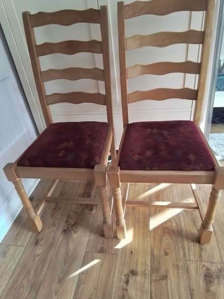Photo of free Ladder back chairs (Sheffield South S8 8QB) #1