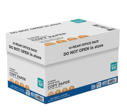 Photo of Empty Copy Paper Boxes (West Roxbury (Boston)) #2