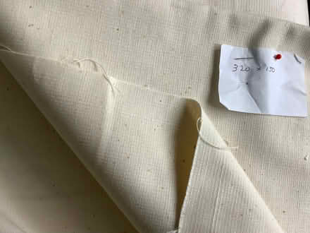 Photo of free Large piece cream fabric (Loughborough LE11) #1