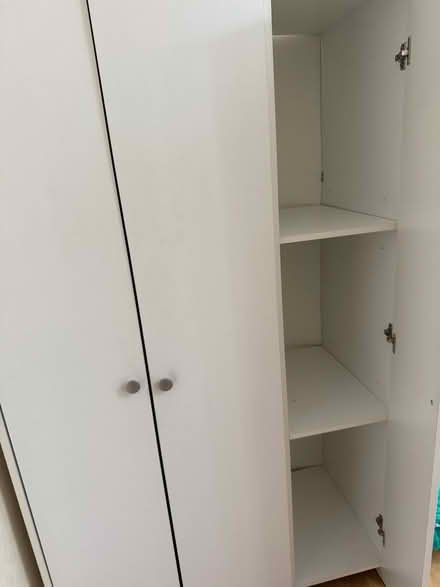 Photo of free White Wooden Wardrobe (Wayfair) (W5) #2