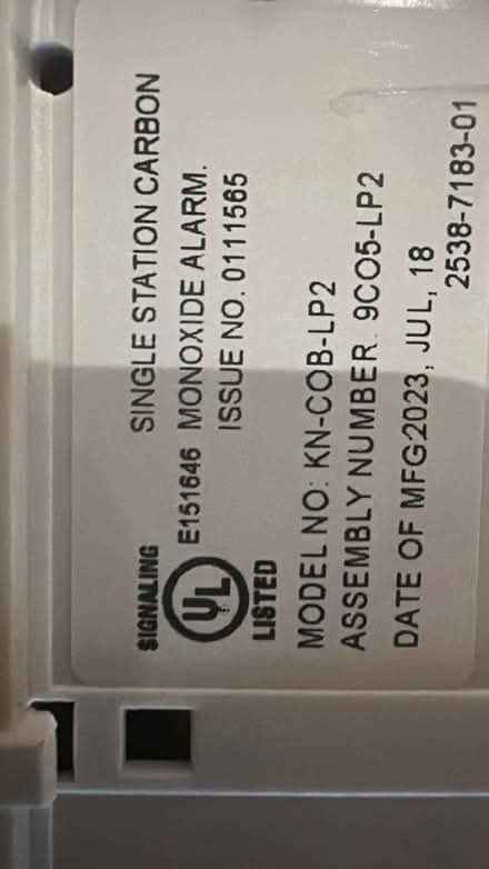 Photo of free Kidde Carbon Monoxide Detector (Los Gatos 95032) #2