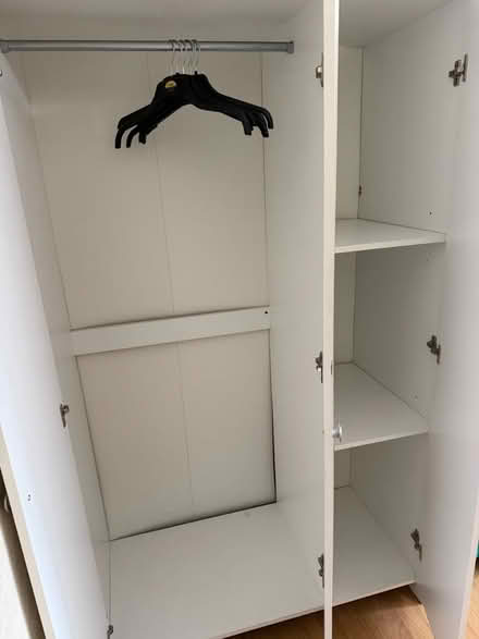 Photo of free White Wooden Wardrobe (Wayfair) (W5) #3