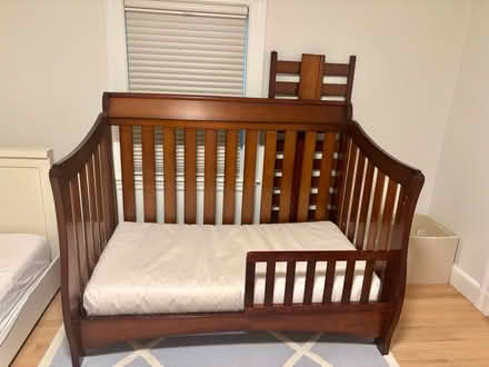 Photo of free Full size crib and toddler bed (Wellesley Toyota) #1