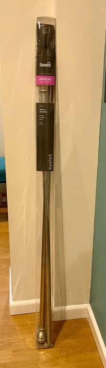 Photo of free Curtain pole - Silver - 240cm (Amersham HP7) #2
