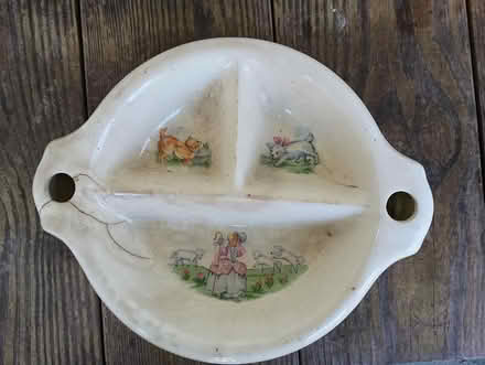 Photo of free "Antique" Baby Food Bowl (73 Main Blvd, Ewing Twp.) #1