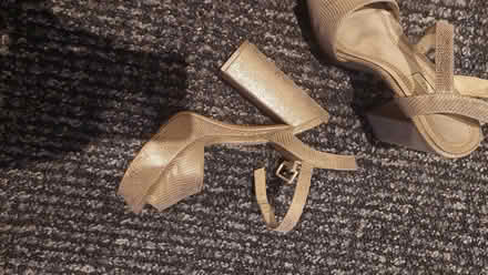 Photo of free Golden high heels size 3/4 (Salford M6) #2