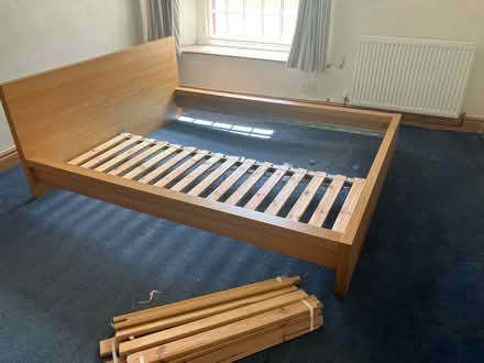 Photo of free King size IKEA bed frame (Helton CA10) #1