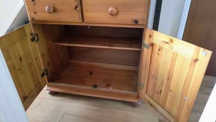 Photo of free Small pine glazed dresser (Leighton Buzzard LU7) #3
