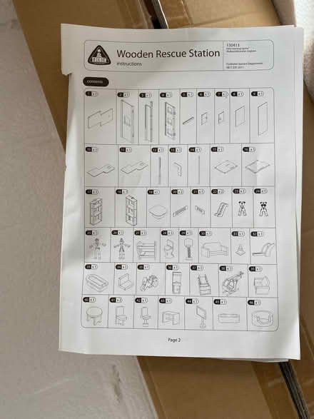 Photo of free Large toy wooden emergency station (Highway SL6) #3