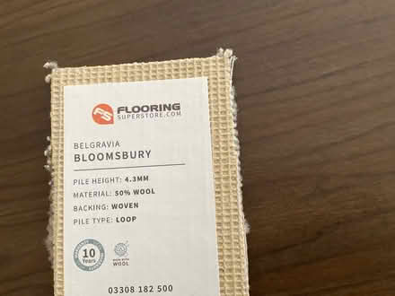 Photo of free Carpet, new but slightly damaged (Jesmond Park East NE7) #4