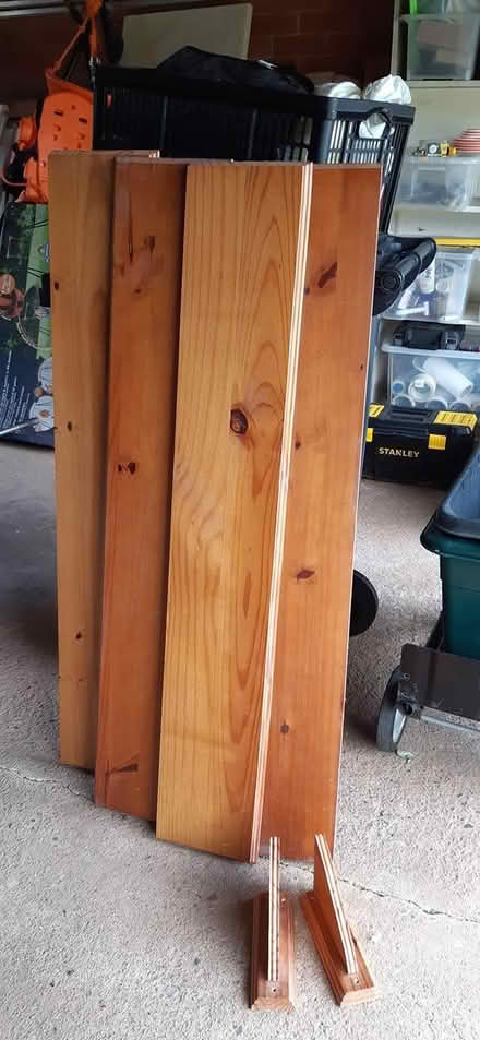 Photo of free Wooden shelves (Cullompton south) #1
