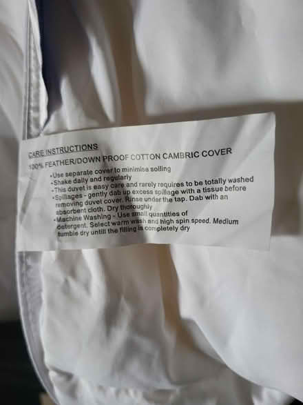 Photo of free Duvet & pillows (Fulwood PR2) #3