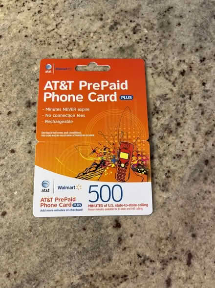 Photo of free AT&T prepaid phone card (Vienna community center) #1