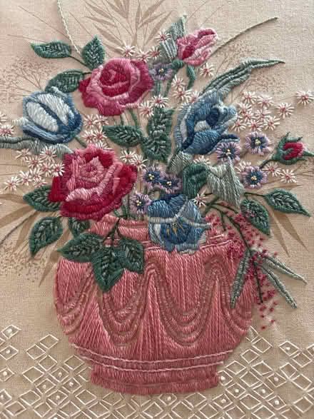 Photo of free Crewel art piece (Highland Ave, RWC) #2